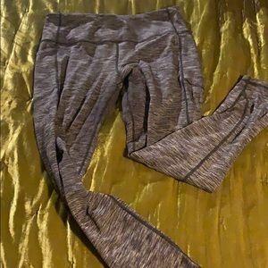 Heather grey fleece legging XL
